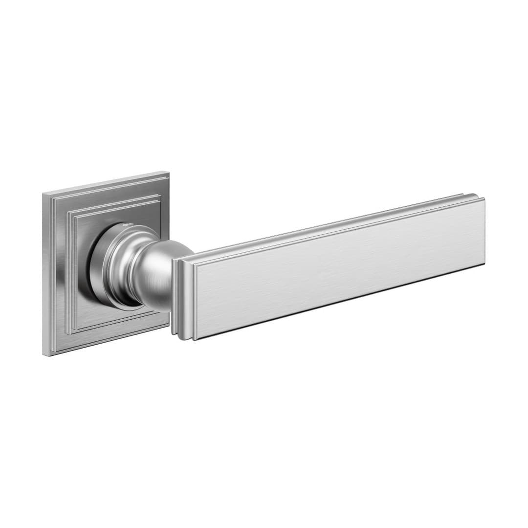 DnD Lucrezia 02 – Πόμολο Πόρτας Ροζέτα – Lucrezia Quadra – Satin chrome (LT14-OCS)