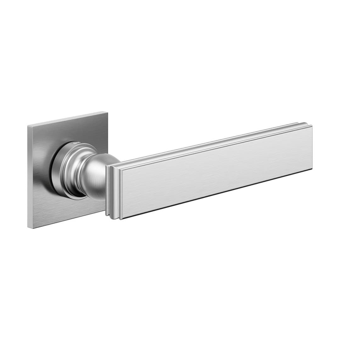 DnD Lucrezia 02 – Πόμολο Πόρτας Ροζέτα – Fine Quadra – Satin chrome (LT41-OCS)