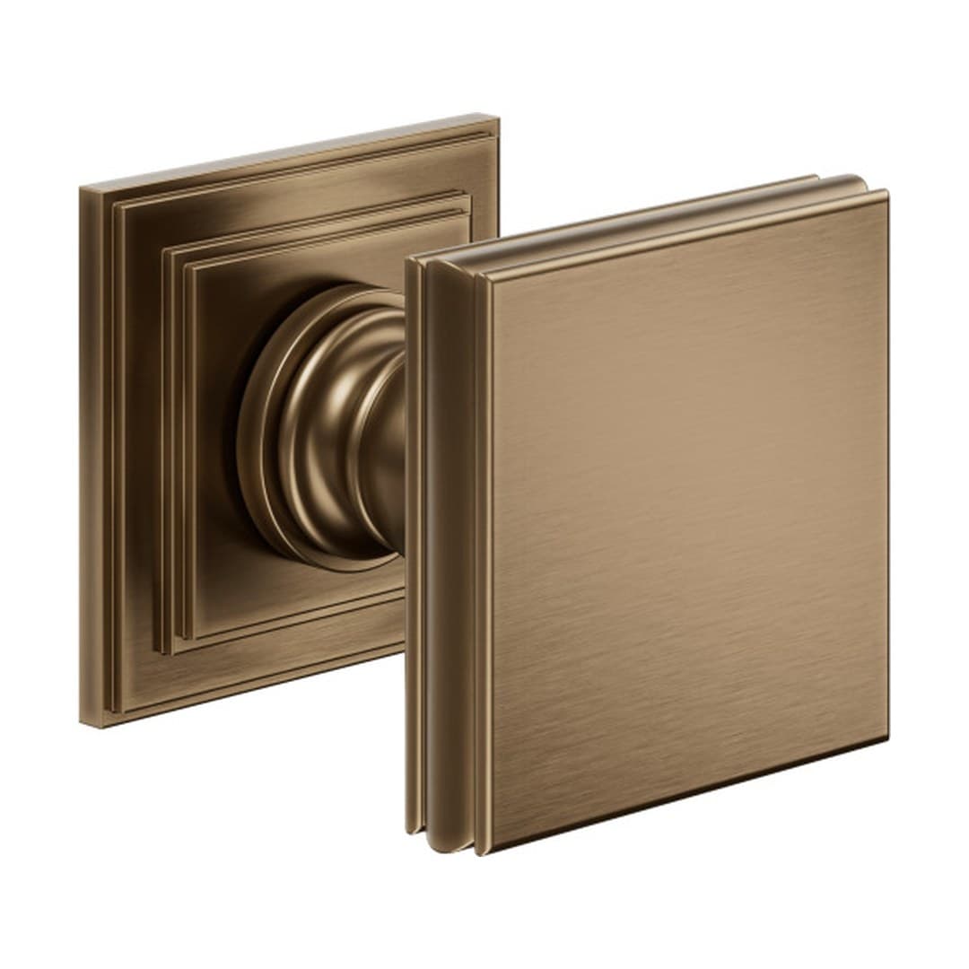 DnD Lucrezia 02 – Πόμολο Πόρτας Ροζέτα – Ροζέτα Lucrezia Square – Matt sandblasted bronze (LT42-BSO)