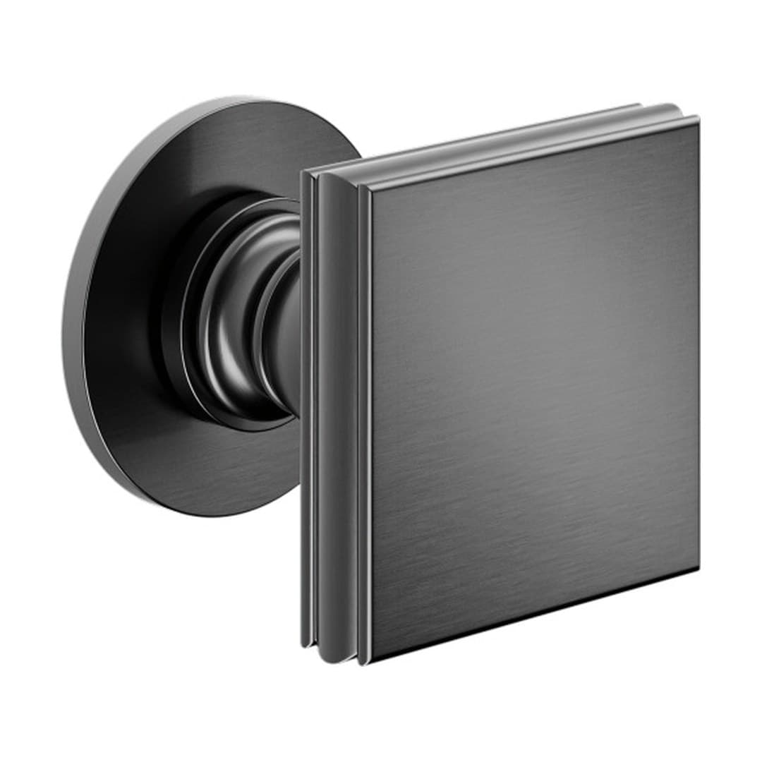 DnD Lucrezia – Πόμολο Πόρτας Ροζέτα – Ροζέτα Fine Ø50 – Satin graphite (LT48-PGS)