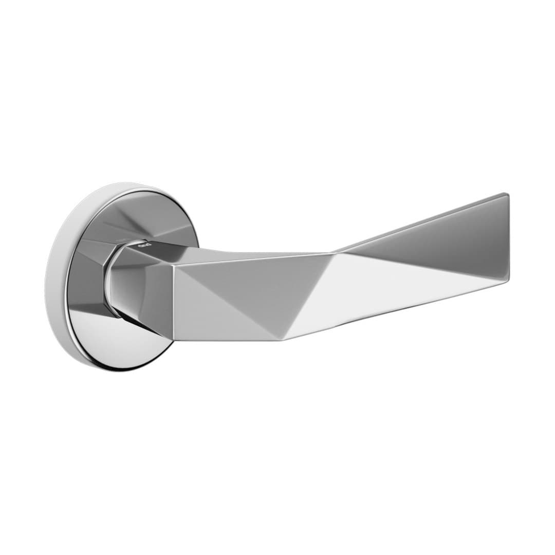 DnD Luxury – Πόμολο Πόρτας Ροζέτα – Vis Tonda – Polished chrome (LU12-OC)