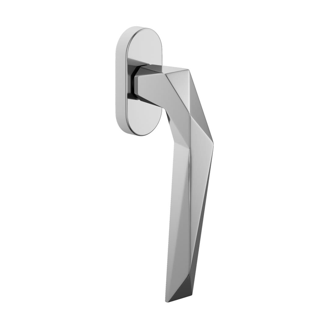 DnD Luxury – Πόμολο Παραθύρου – DK VIS Ovale – Polished chrome (LU22V-OC)