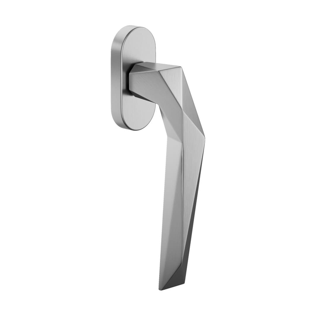 DnD Luxury – Πόμολο Παραθύρου – DK VIS Ovale – Satin chrome (LU22V-OCS)
