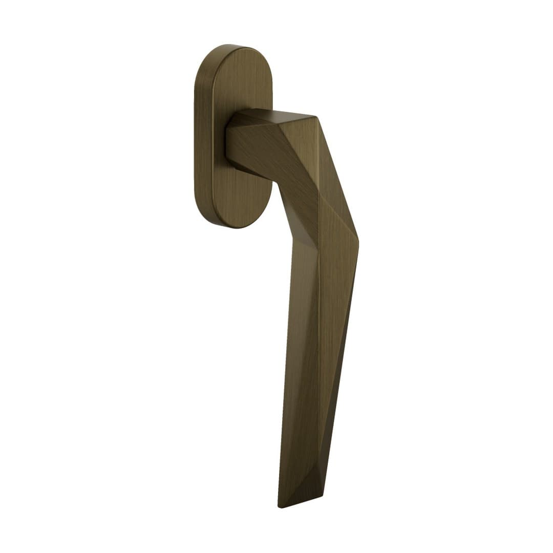 DnD Luxury – Πόμολο Παραθύρου – DK VIS Ovale – Matt satin bronze (LU22V-OGH)