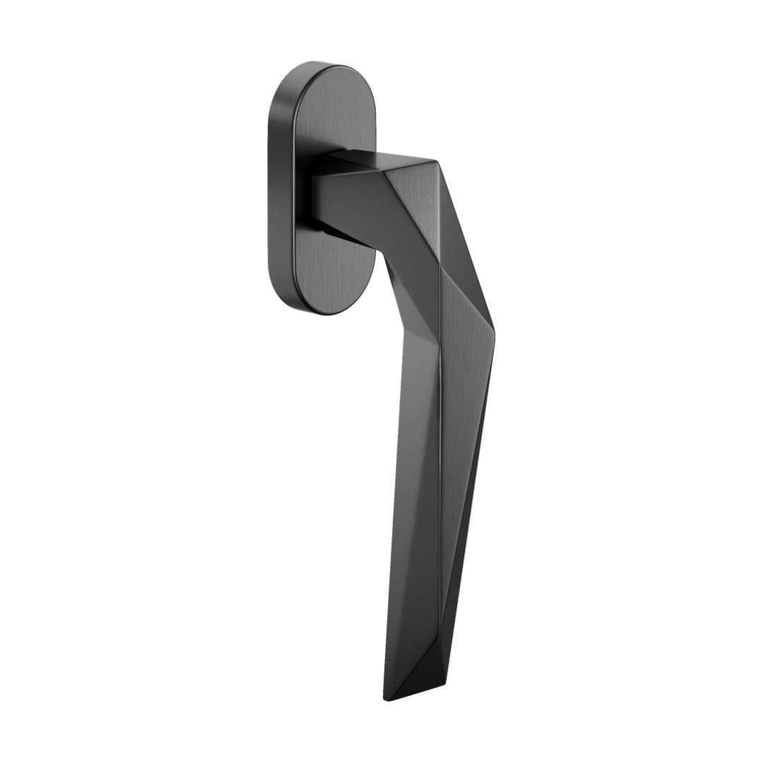 DnD Luxury – Πόμολο Παραθύρου – DK VIS Ovale – Satin graphite (LU22V-PGS)