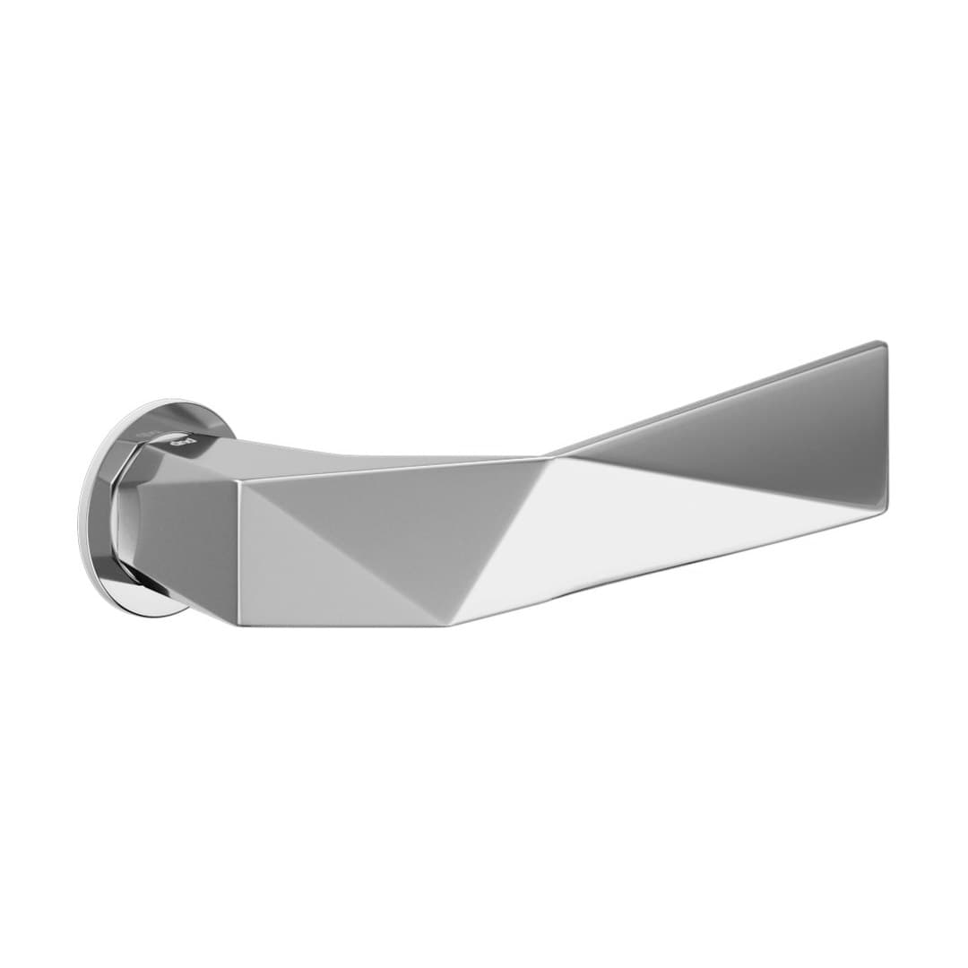 DnD Luxury – Πόμολο Πόρτας Ροζέτα – Unico Tonda – Polished chrome (LU80-OC)