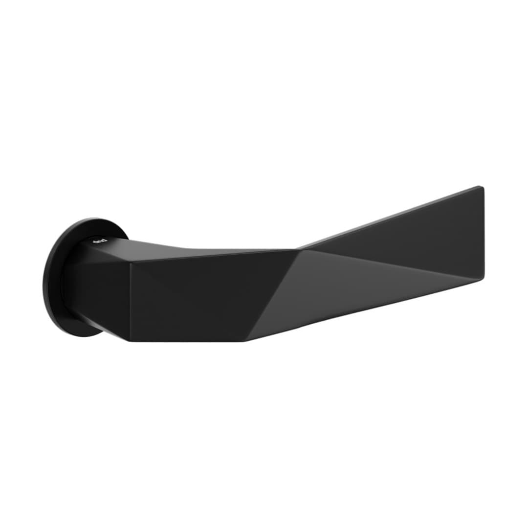 DnD Luxury – Πόμολο Πόρτας Ροζέτα – Unico Tonda – Black (LU80-ONO)
