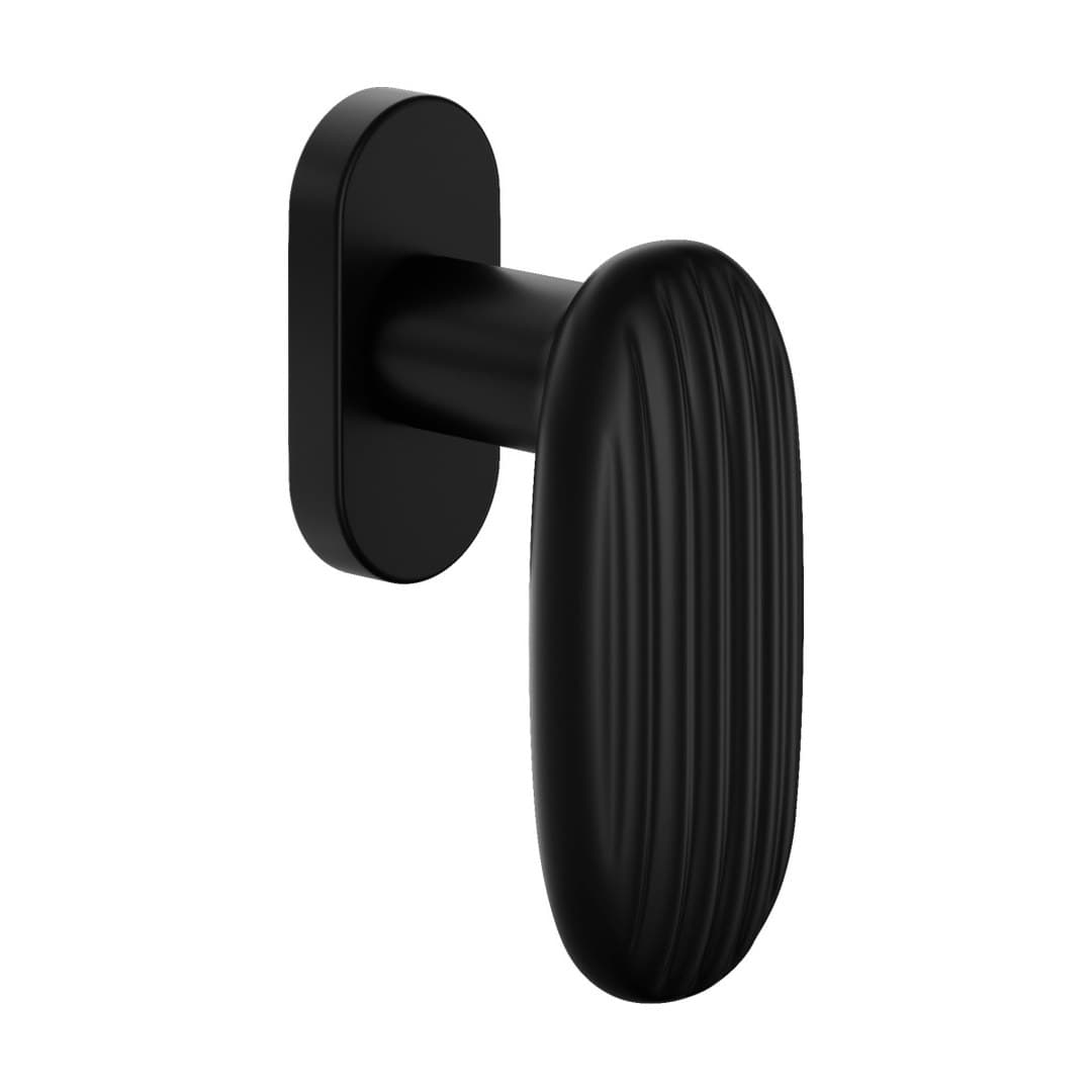 DnD Madeleine – Πόμολο Παραθύρου – DK VIS Ovale – Black (MA22V-ONO)