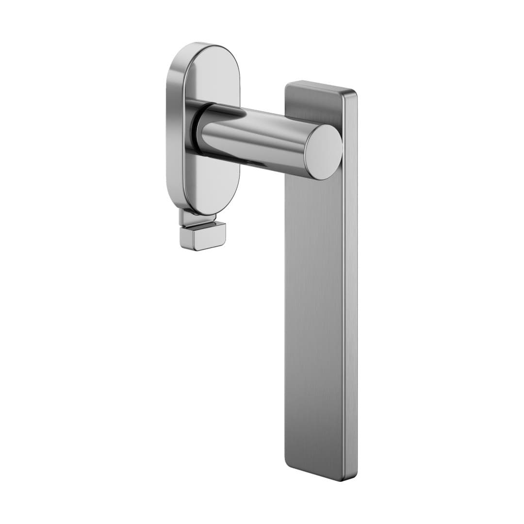 DnD Minima – Πόμολο Παραθύρου – DK VIS TS Ovale – Polished chrome + Satin chrome (MN22TS-ZCCS)
