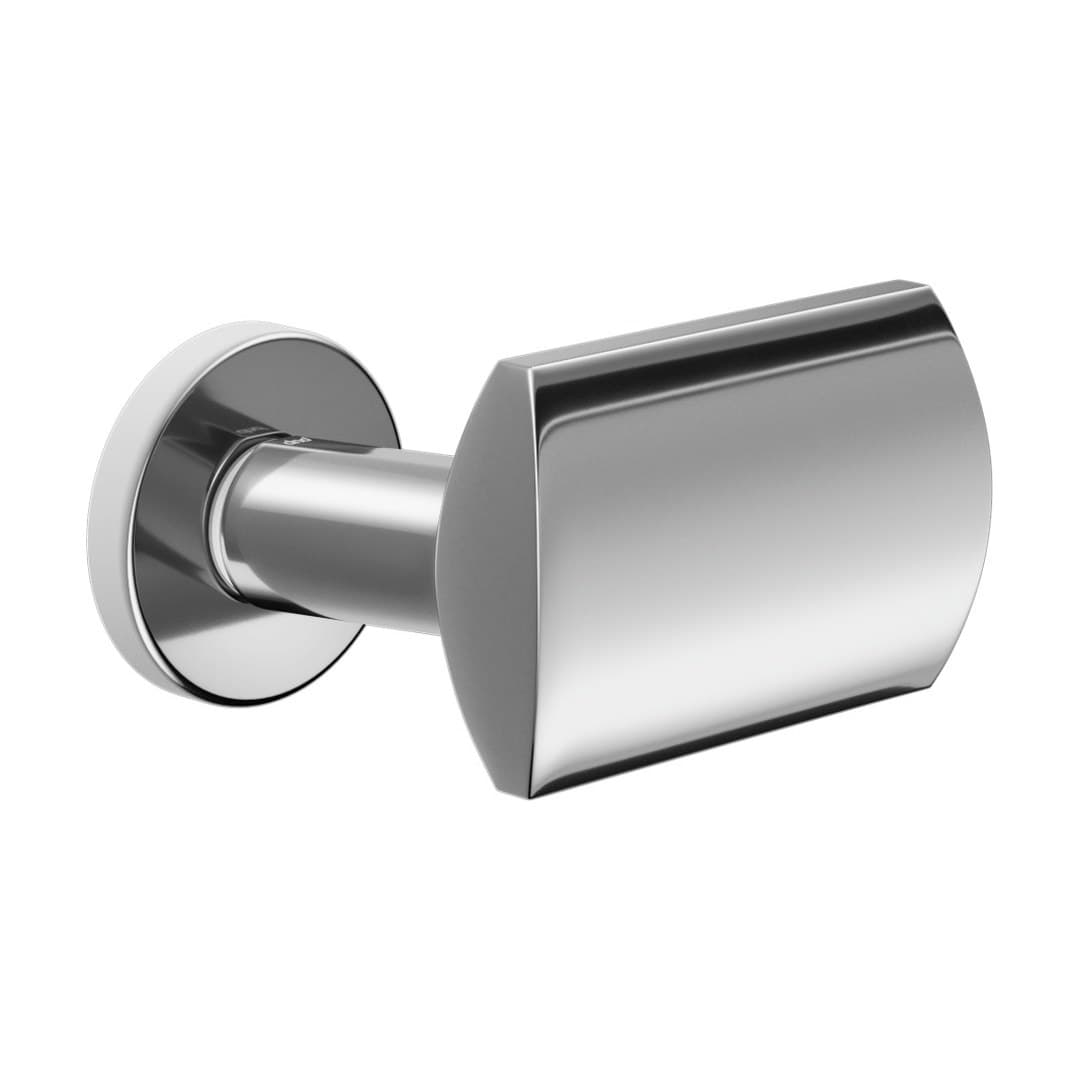 DnD Project Zancata – Πόμολο Πόρτας Ροζέτα – Vis Tonda – Polished chrome (PO12-OC)