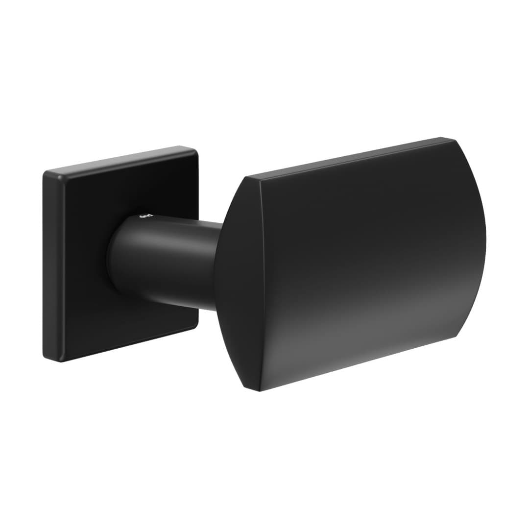 DnD Project Zancata 02 – Πόμολο Πόρτας Ροζέτα – Vis Quadra – Black (PO14-ONO)