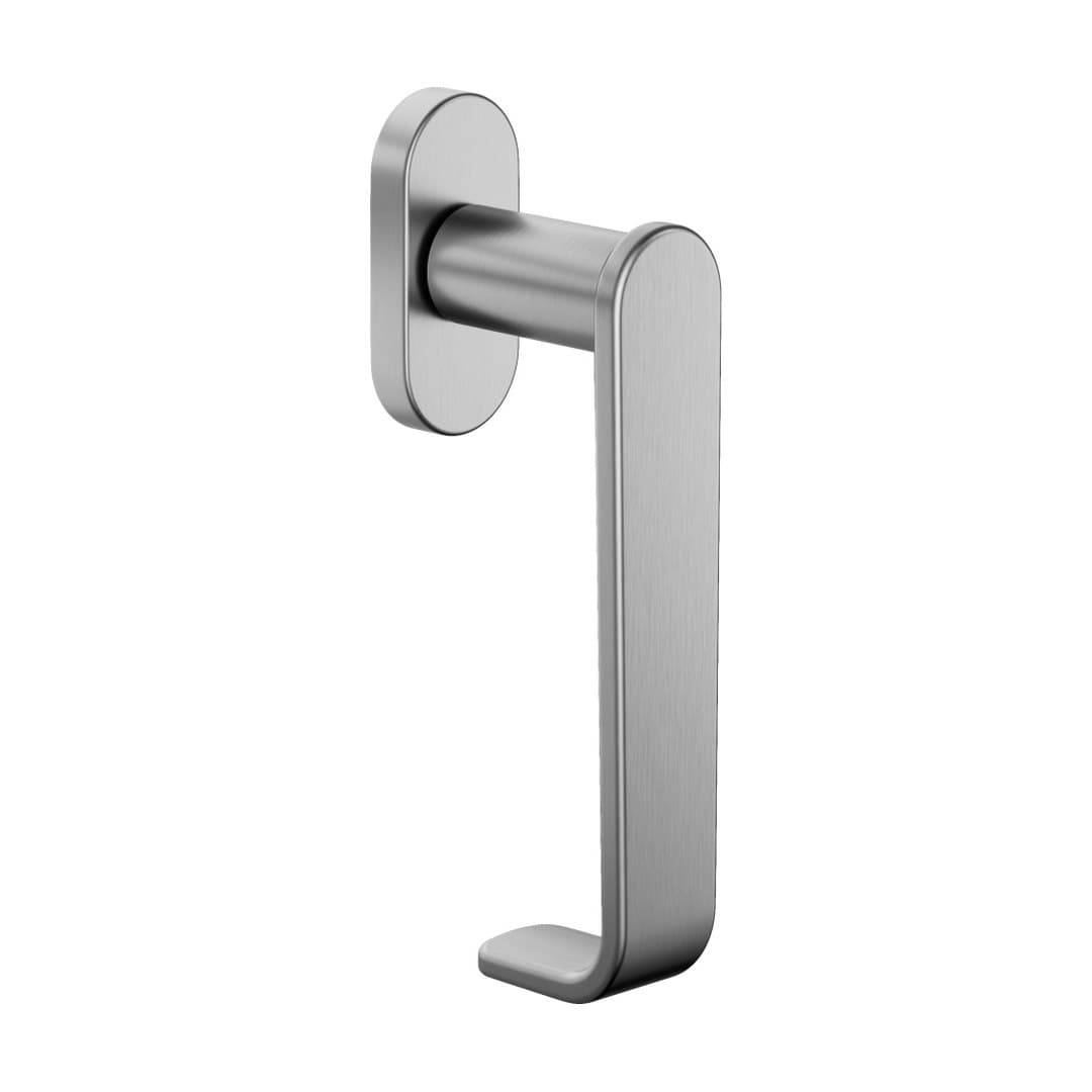 DnD Safety – Πόμολο Παραθύρου – DK VIS Ovale – Satin chrome (SA22V-OCS)