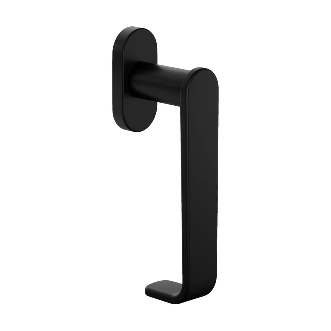 DnD Safety – Πόμολο Παραθύρου – DK VIS Ovale – Black (SA22V-ONO)