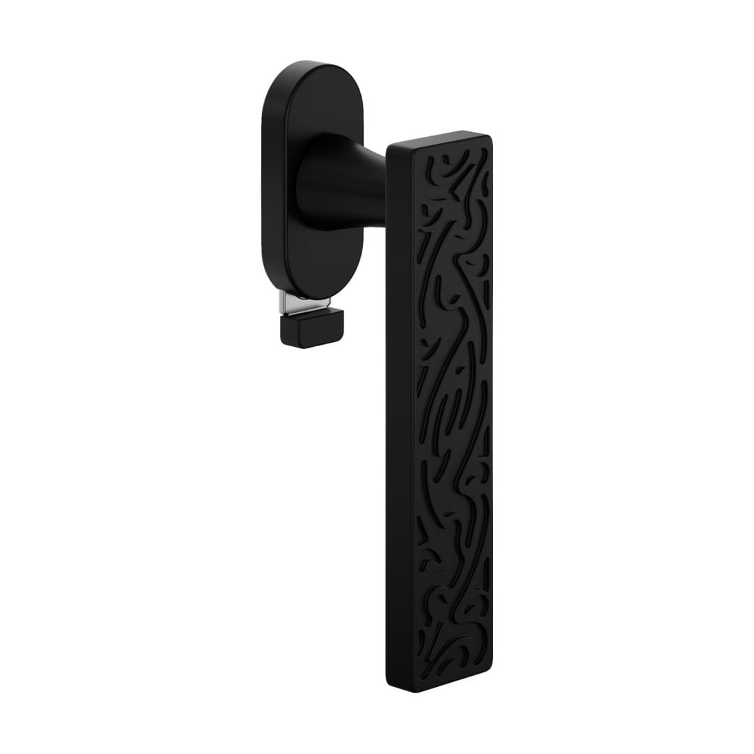 DnD Sochic – Πόμολο Παραθύρου – DK VIS TS Ovale – Black (SC22TS-ZNE)