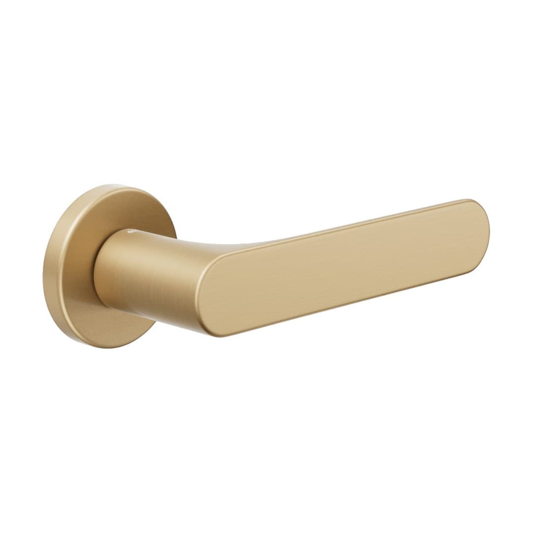 DnD Spot – Πόμολο Πόρτας Ροζέτα – Vis Tonda – Satin gold (SO12-ZRO)