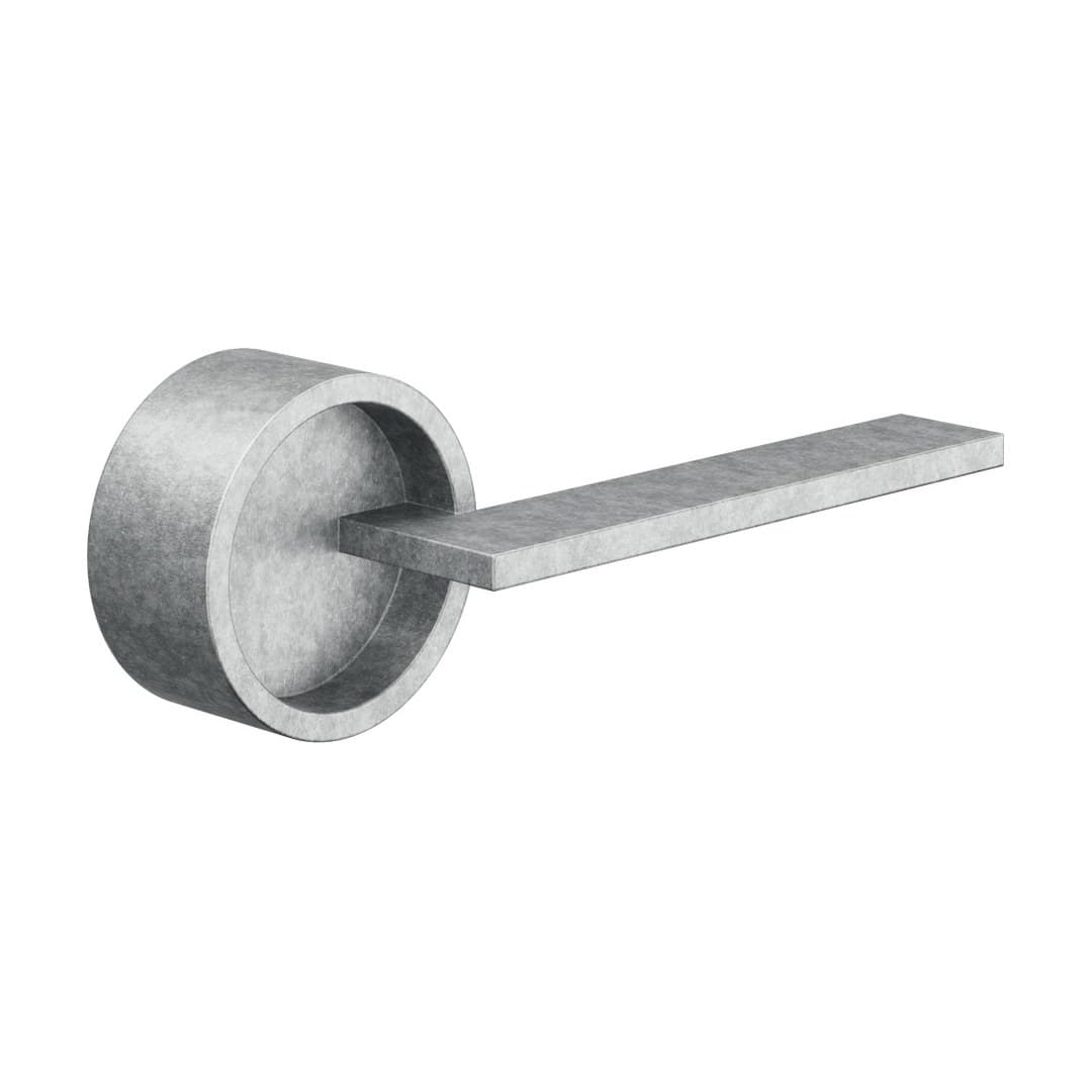 DnD Timeless – Πόμολο Πόρτας Ροζέτα – Timeless – Natural aluminium (TL01-ANT)