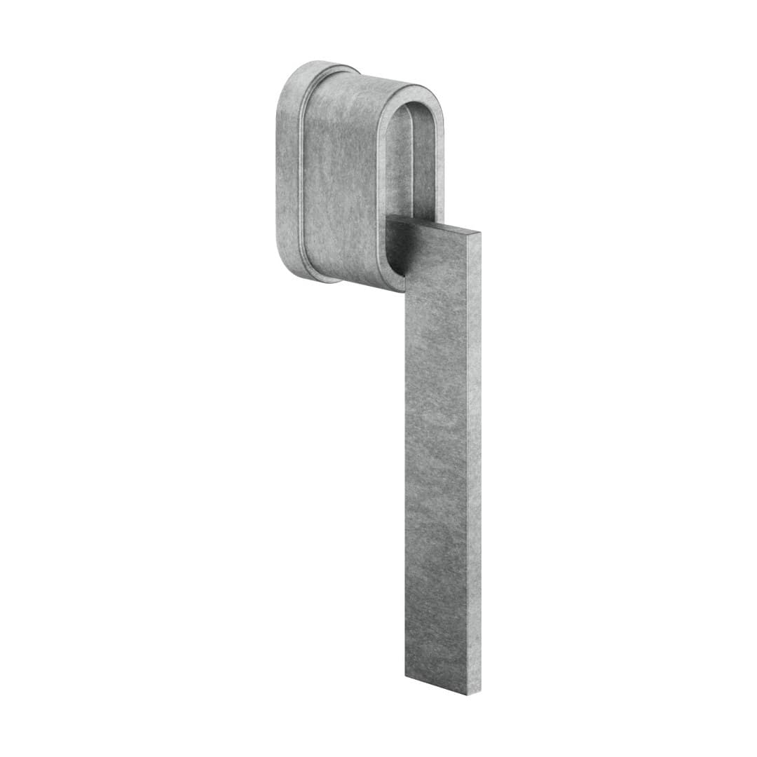 DnD Timeless – Πόμολο Παραθύρου – DK VIS Ovale – Natural aluminium (TL22V-ANT)