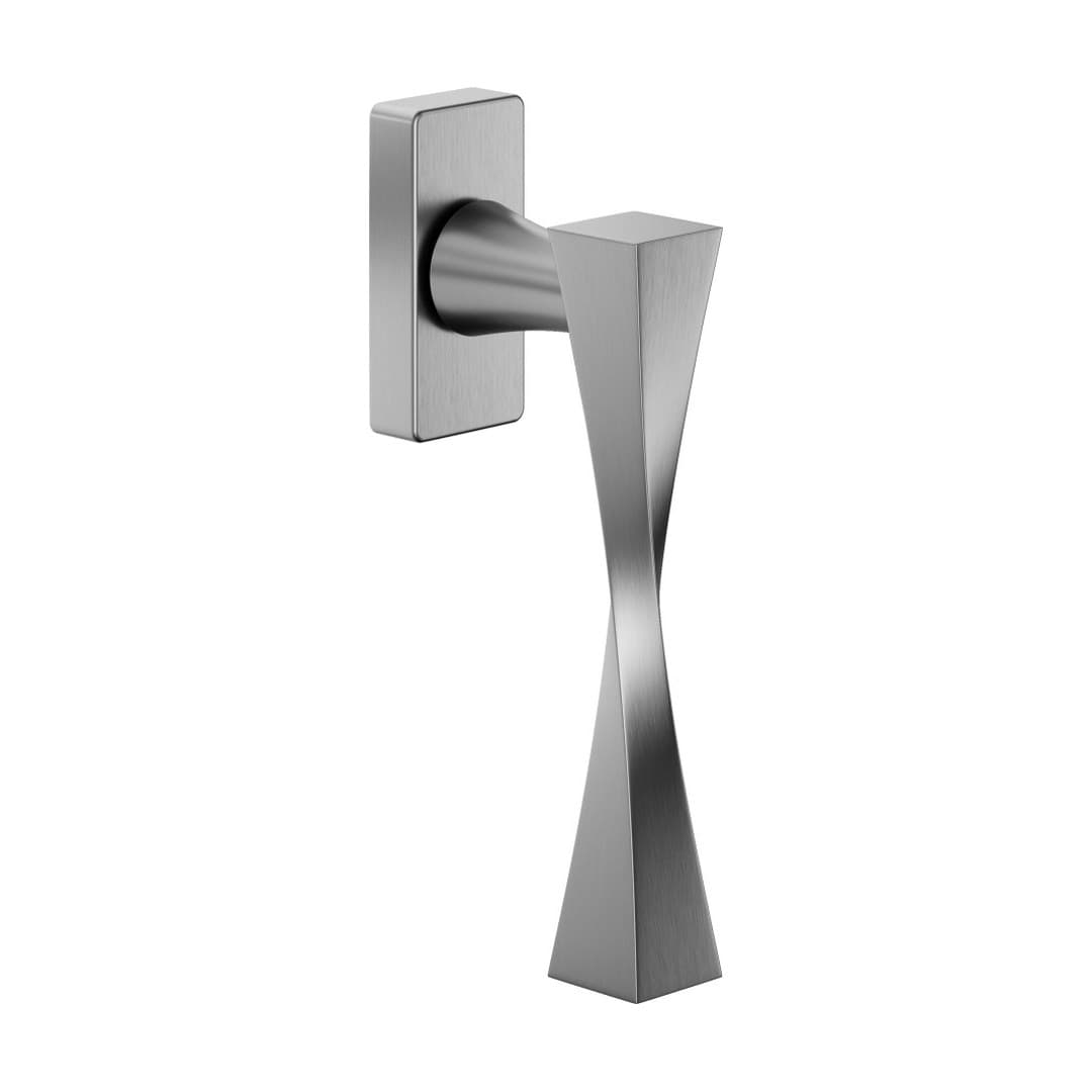 DnD Twist 02 – Πόμολο Παραθύρου – DK DND Rettangolare – Satin chrome (TW25-OCS)