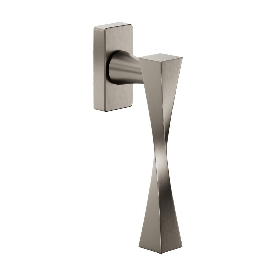 DnD Twist 02 – Πόμολο Παραθύρου – DK DND Rettangolare – Satin nickel (TW25-ONS)