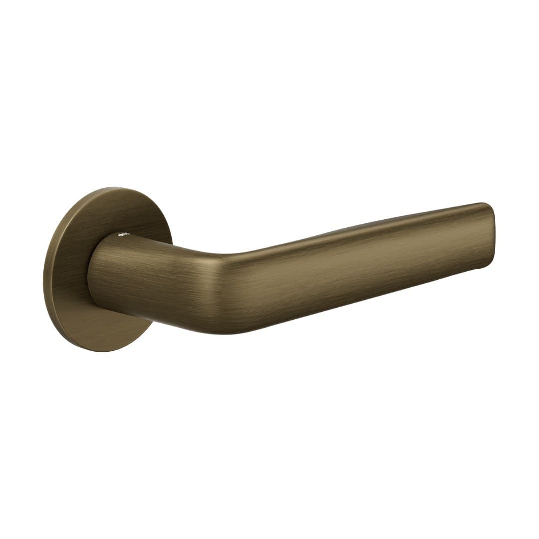 DnD Viva! – Πόμολο Πόρτας Ροζέτα – Fine Tonda – Matt satin bronze (VV40-OGH)