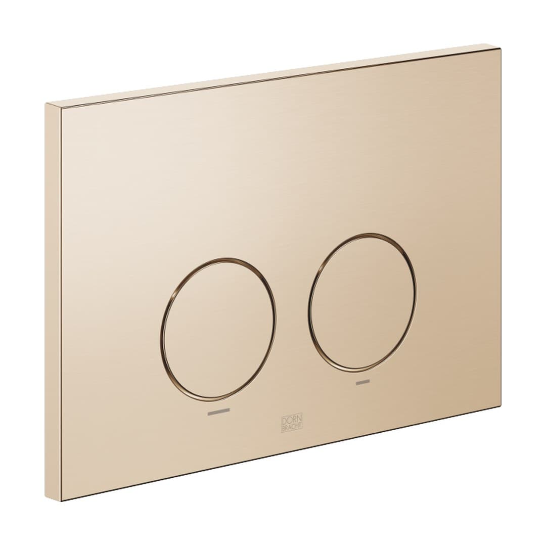 Dornbracht – Πλακέτα Καζανακιού WC – Flush plate for concealed WC cisterns made by Geberit round – Brushed Light Gold (PVD) (12665979-27)