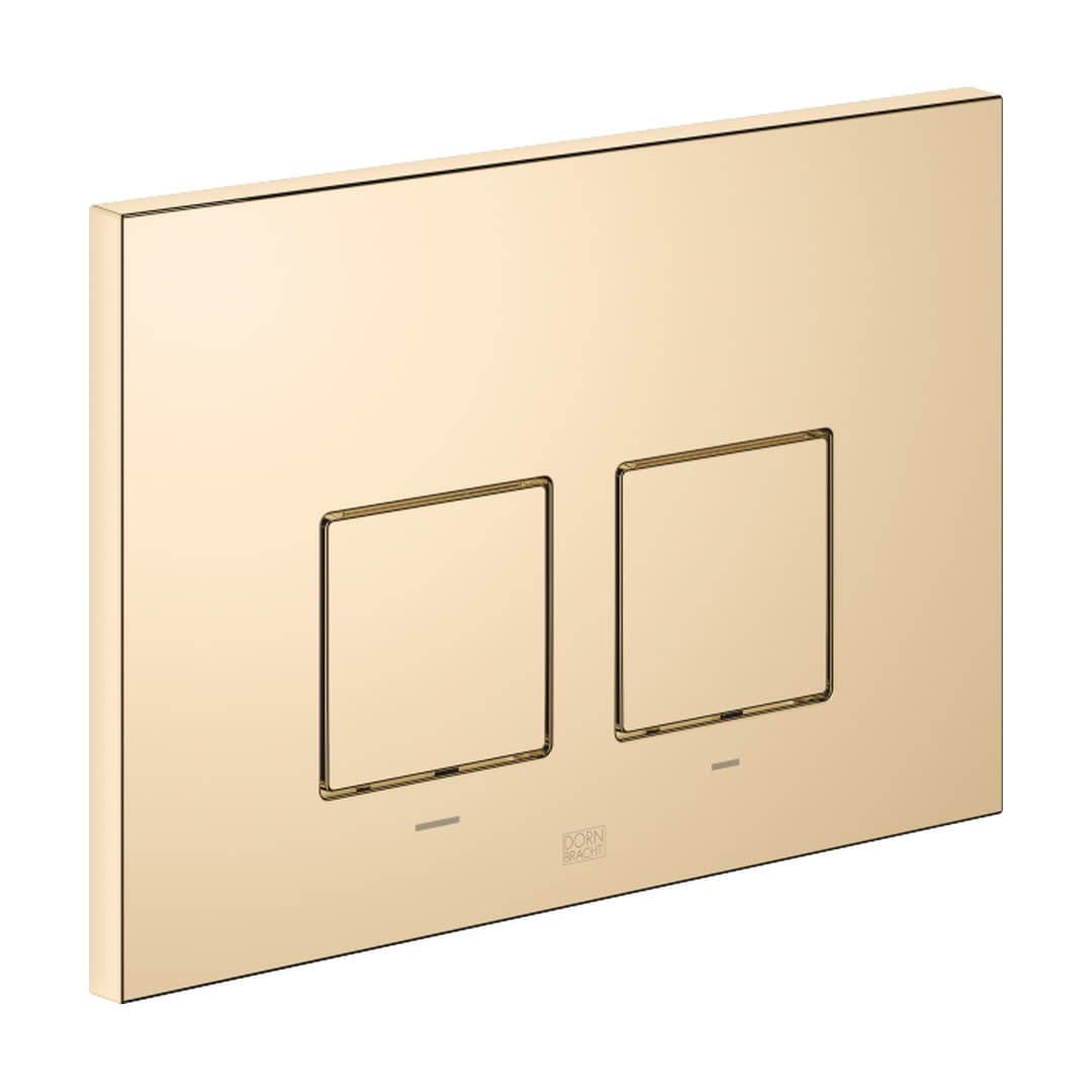 Dornbracht – Πλακέτα Καζανακιού WC – Flush plate for concealed WC cisterns made by Geberit angular – Durabrass (23kt Gold) (12665980-09)