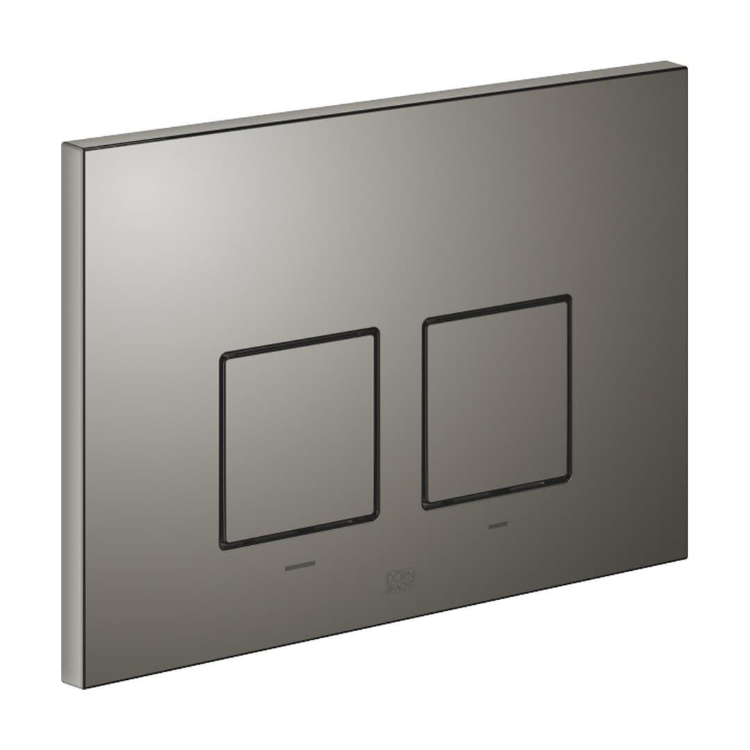 Dornbracht – Πλακέτα Καζανακιού WC – Flush plate for concealed WC cisterns made by Geberit angular – Dark Chrome (12665980-19)