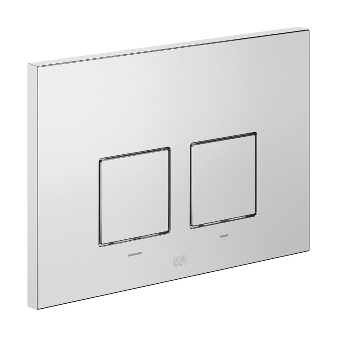 Dornbracht – Πλακέτα Καζανακιού WC – Flush plate for concealed WC cisterns made by Geberit angular – Brushed Chrome (12665980-93)
