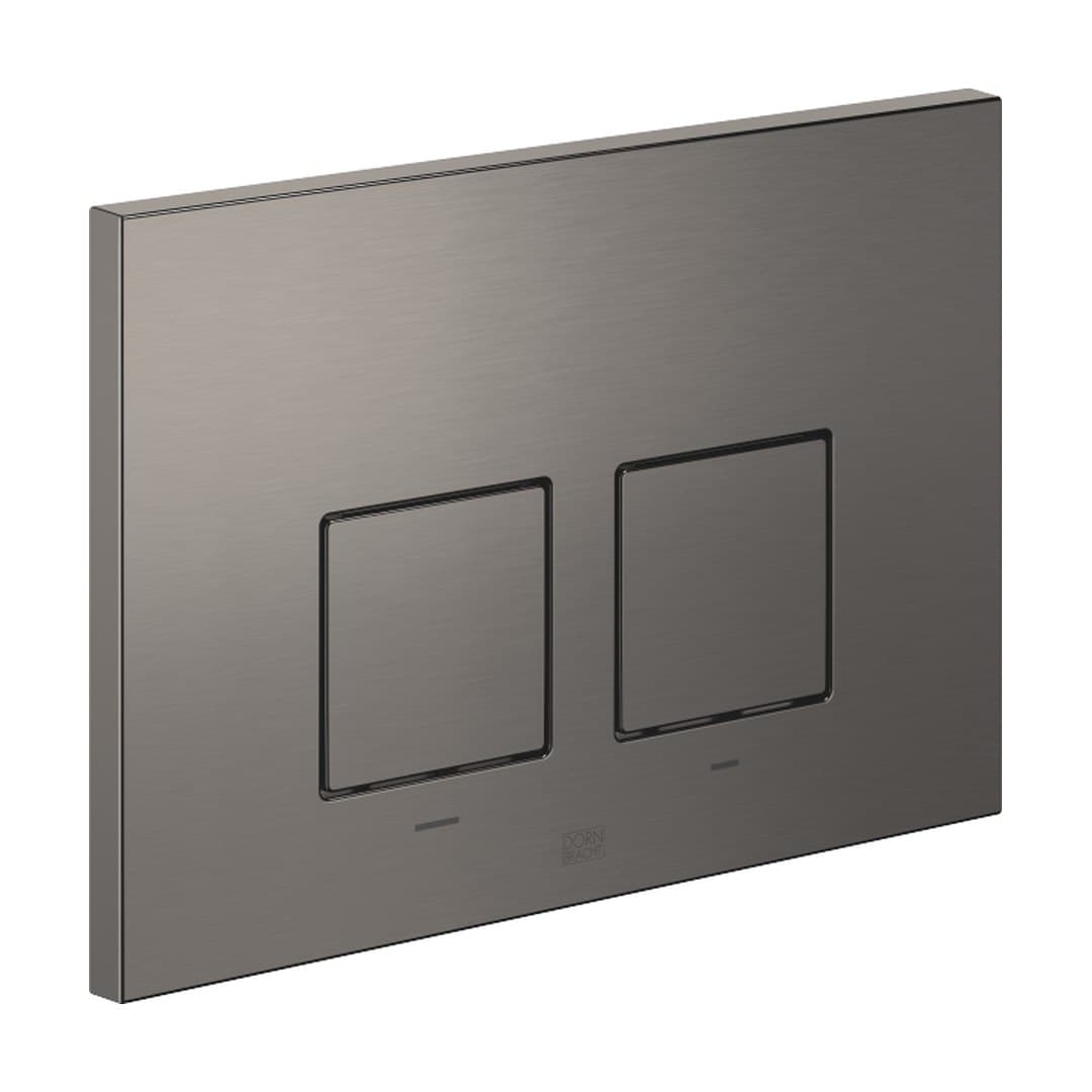 Dornbracht – Πλακέτα Καζανακιού WC – Flush plate for concealed WC cisterns made by Geberit angular – Brushed Dark Platinum (12665980-99)