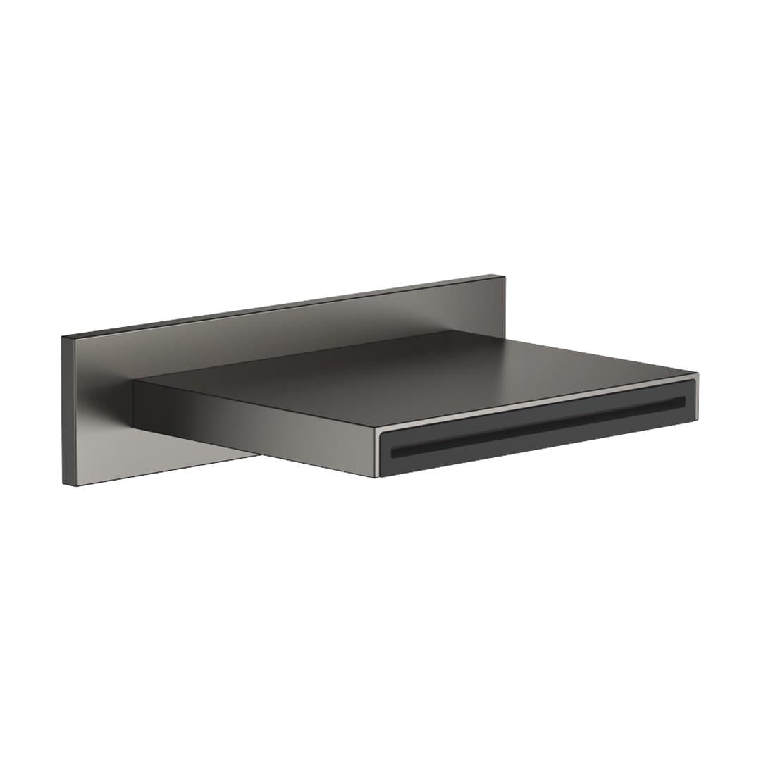 Dornbracht – Κεφαλή Ντους – WATER SHEET Cascade spout for wall mounting – Brushed Dark Platinum (13415979-99)