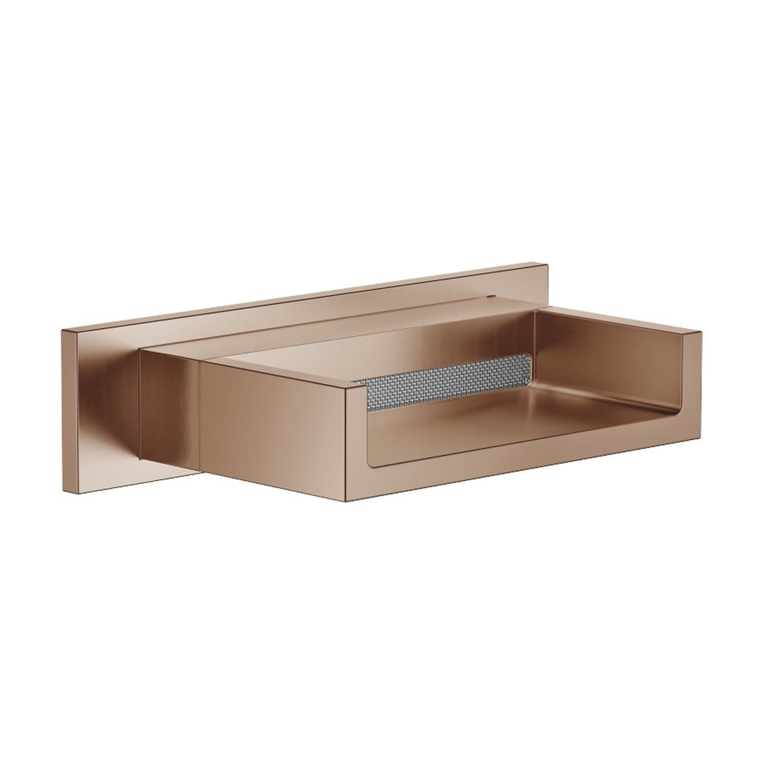 Dornbracht – Κεφαλή Ντους – WATER FALL Cascade spout for wall mounting – Brushed Bronze (PVD) (13420979-42)