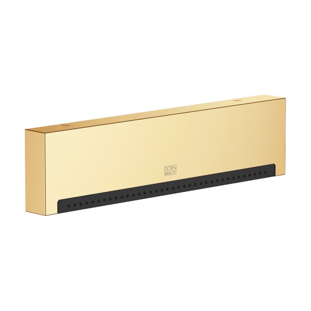 Dornbracht – Κεφαλή Ντους – WATER FALL Cascade spout with individual jets for wall mounting – Brushed Durabrass (23kt Gold) (13425979-28)