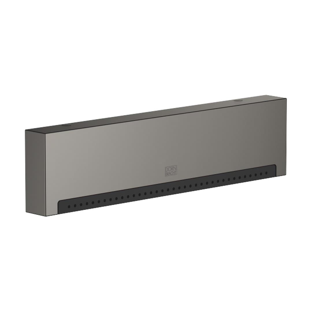 Dornbracht – Κεφαλή Ντους – WATER FALL Cascade spout with individual jets for wall mounting – Brushed Dark Platinum (13425979-99)