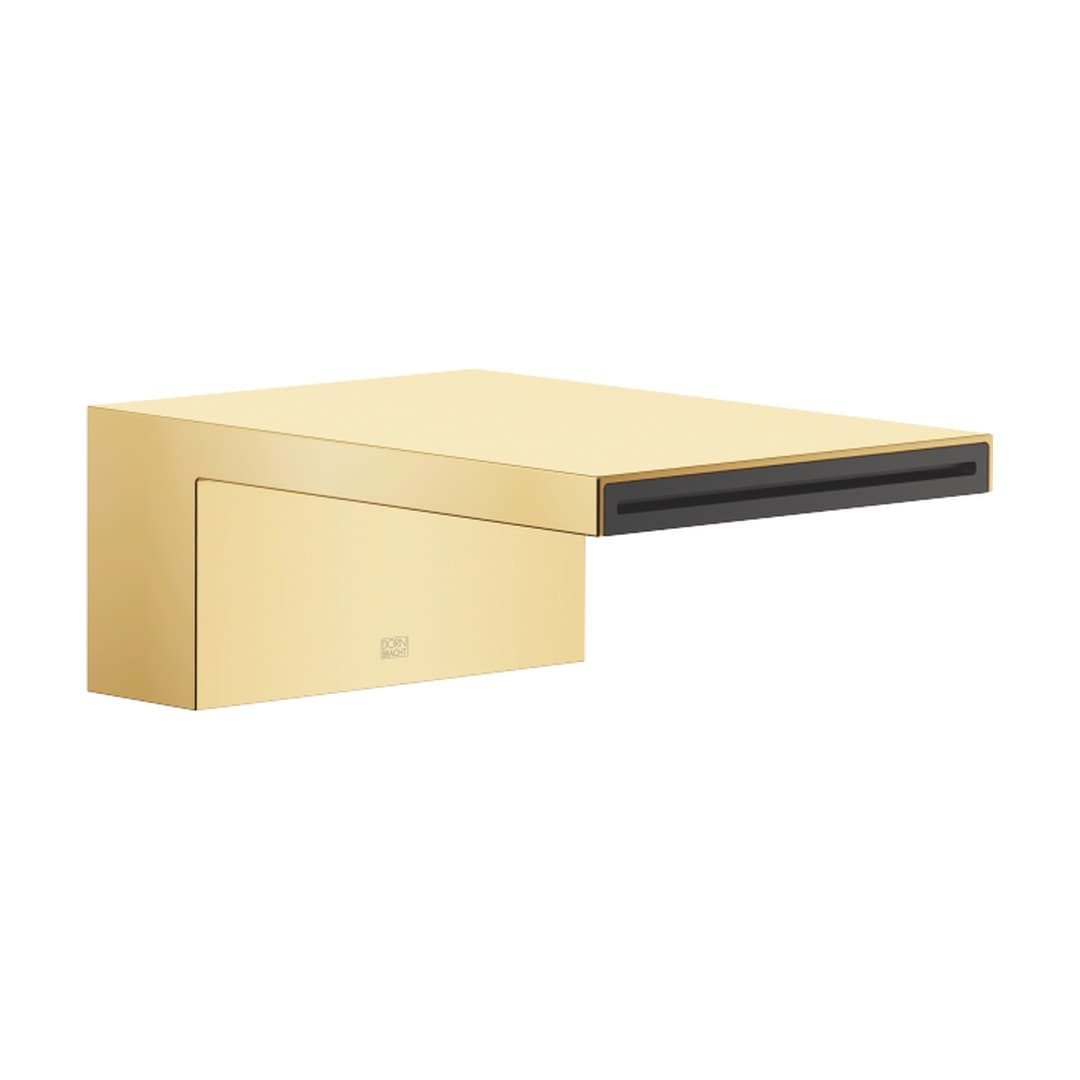 Dornbracht MEM – Στόμιο Μπανιέρας – Bath cascade spout without diverter for deck mounting – Brushed Durabrass (23kt Gold) (13630740-28)