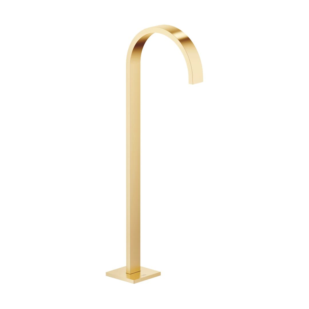 Dornbracht MEM – Στόμιο Μπανιέρας – Bath spout without diverter for free-standing assembly – Brushed Durabrass (23kt Gold) (13672780-28)