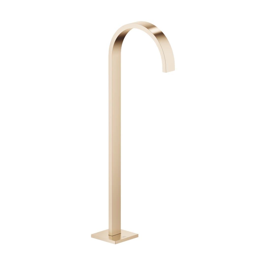 Dornbracht MEM – Στόμιο Μπανιέρας – Bath spout without diverter for free-standing assembly – Brushed Champagne (22kt Gold) (13672780-46)
