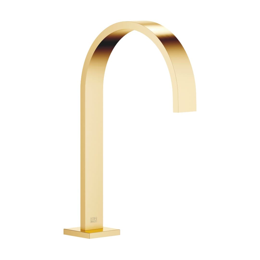 Dornbracht MEM – Στόμιο Νιπτήρα – Deck-mounted basin spout with pop-up waste – Brushed Durabrass (23kt Gold) (13715782-28)