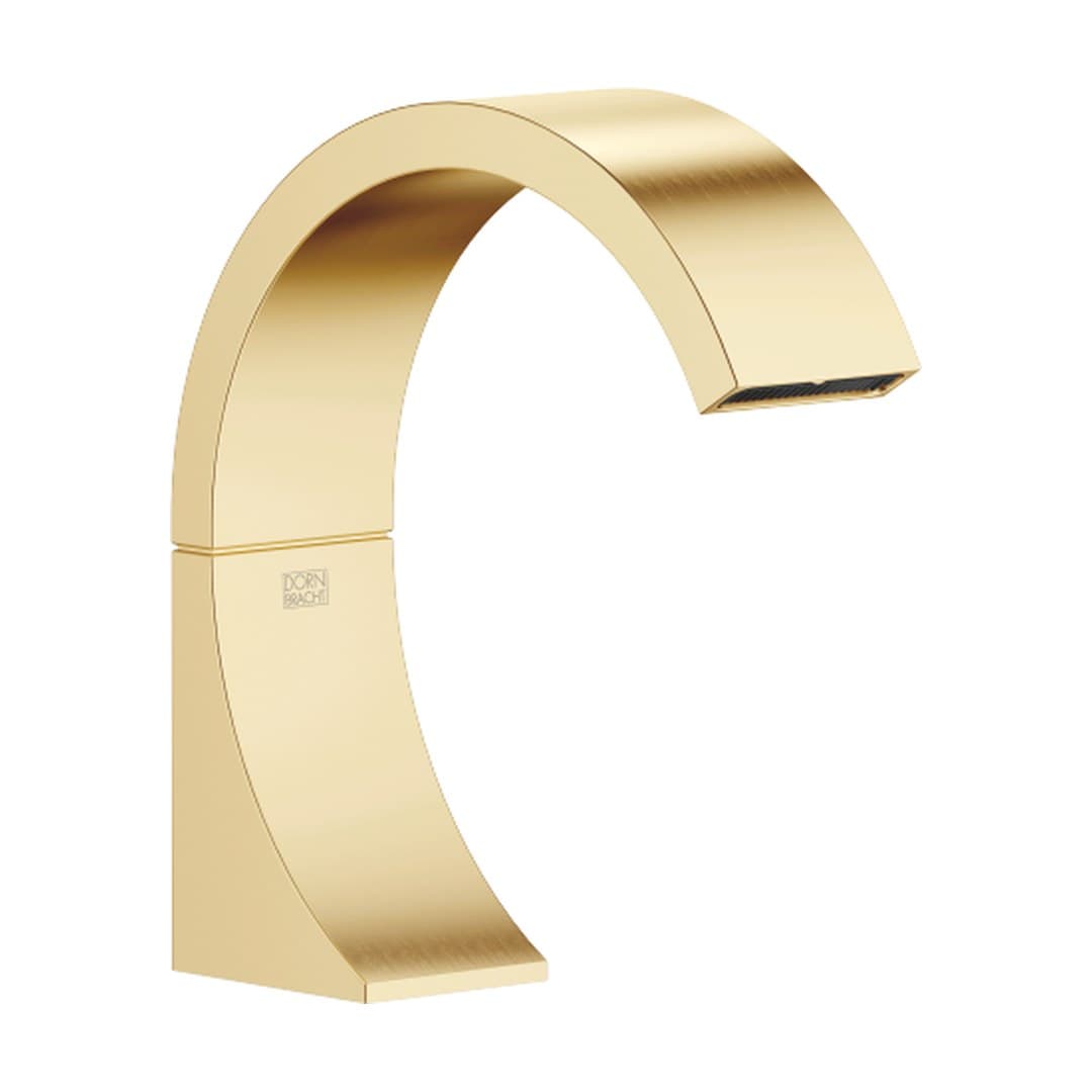 Dornbracht CYO – Στόμιο Νιπτήρα – Deck-mounted basin spout without pop-up waste – Brushed Durabrass (23kt Gold) (13715811-28)