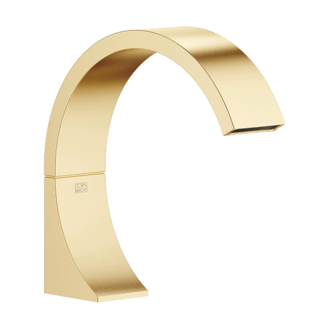 Dornbracht CYO – Στόμιο Νιπτήρα – Deck-mounted basin spout without pop-up waste – Brushed Durabrass (23kt Gold) (13717811-28)