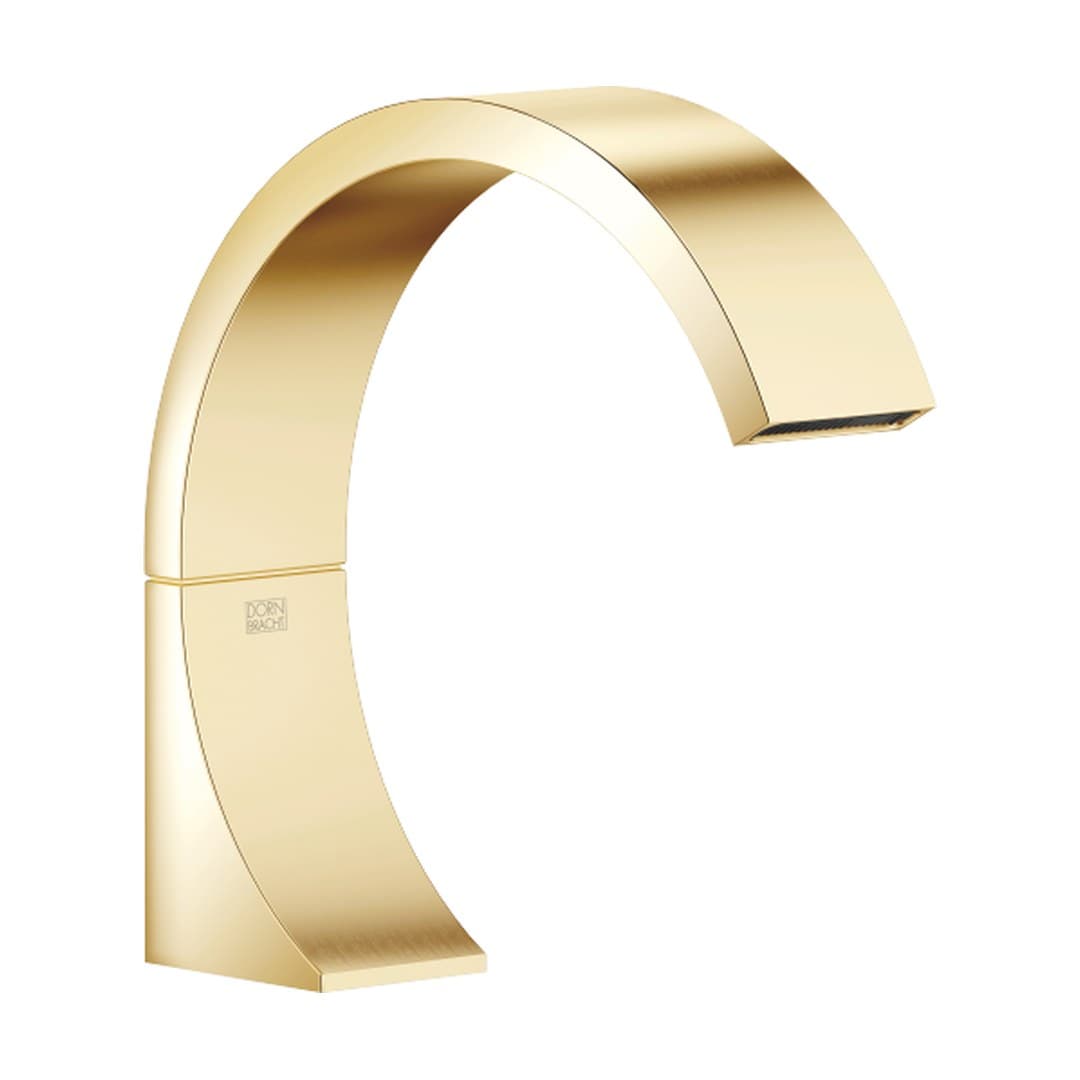 Dornbracht CYO – Στόμιο Νιπτήρα – Deck-mounted basin spout without pop-up waste – Durabrass / Brushed Durabrass (23kt Gold) (13717811-38)