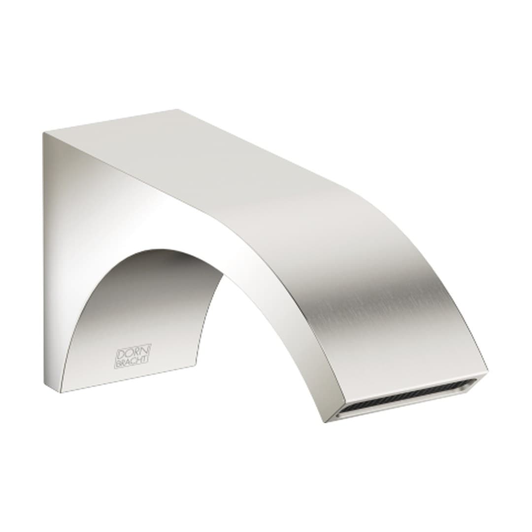 Dornbracht CYO – Στόμιο Νιπτήρα Τοίχου – Wall-mounted basin spout without pop-up waste – Platinum / Brushed Platinum (13800811-36)
