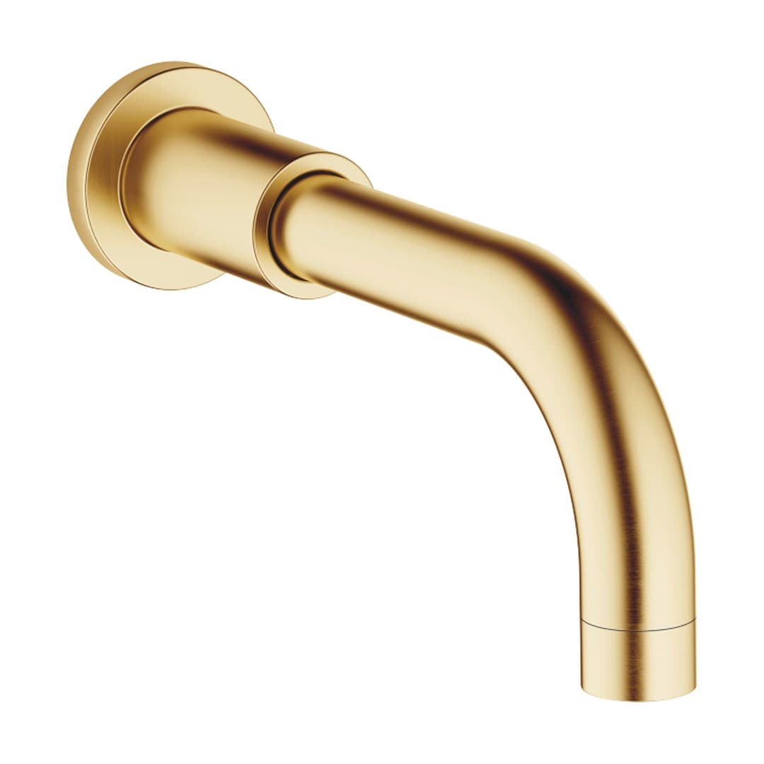 Dornbracht Tara – Στόμιο Μπανιέρας Τοίχου – Brushed Durabrass (23kt Gold) (13801892-28)