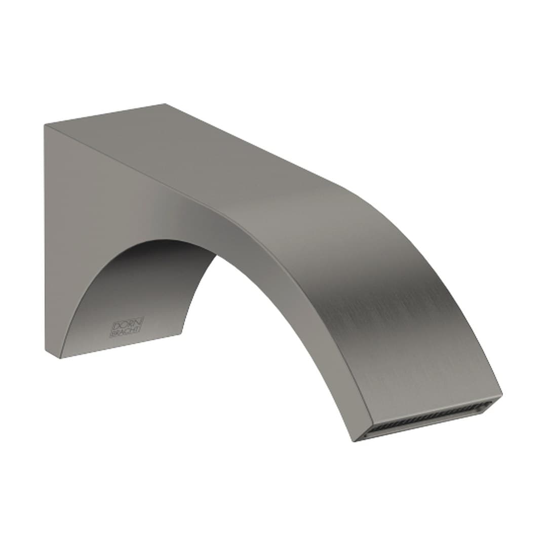 Dornbracht CYO – Στόμιο Νιπτήρα Τοίχου – Wall-mounted basin spout without pop-up waste – Brushed Dark Platinum (13805811-99)