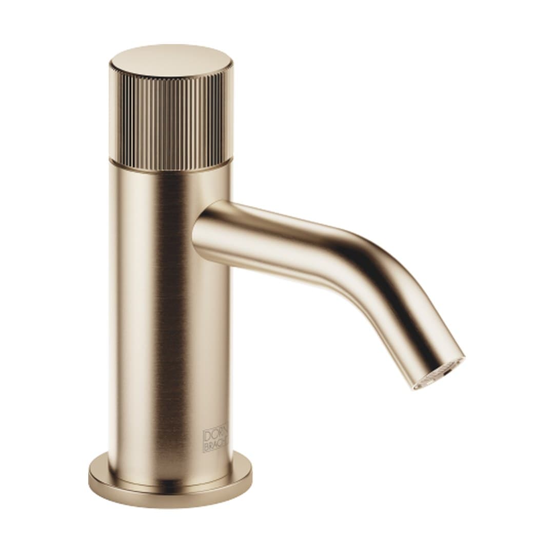 Dornbracht Meta – Μπαταρία Νιπτήρα – Pillar tap cold water – Brushed Light Gold (PVD) (17500660-27)