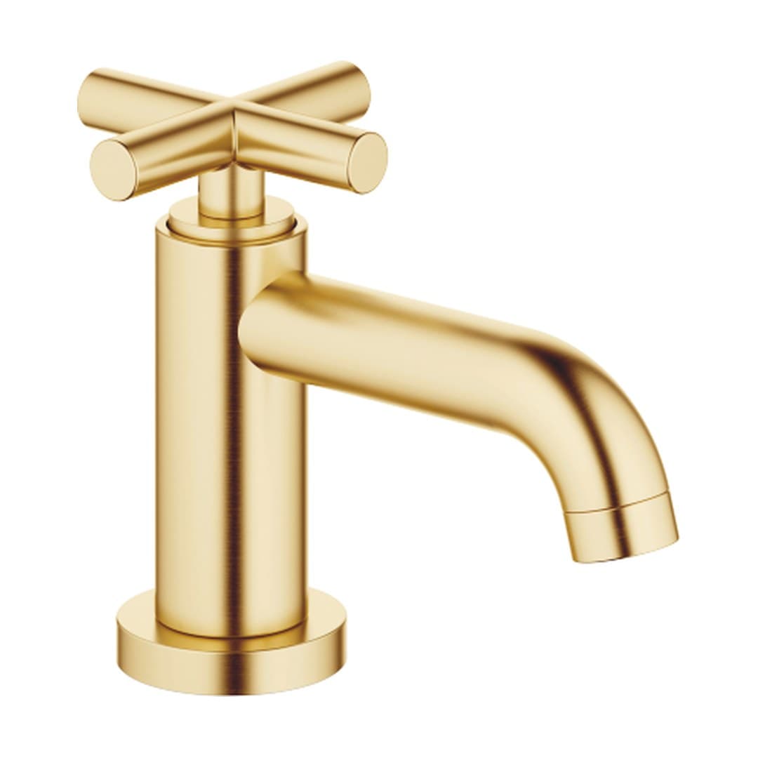 Dornbracht Tara – Μπαταρία Νιπτήρα – Pillar tap cold water – Brushed Durabrass (23kt Gold) (17500892-28)