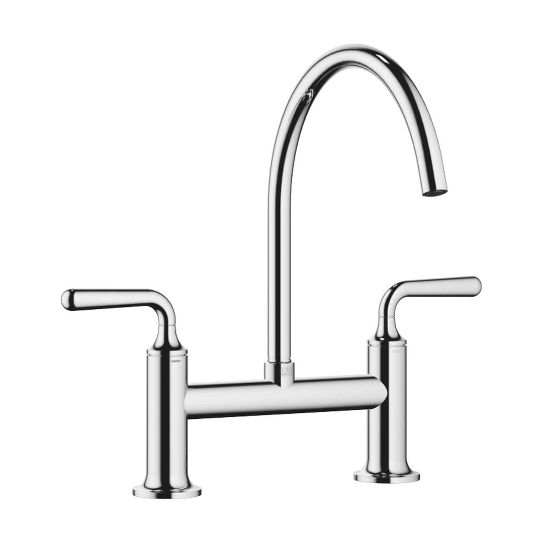 Dornbracht VAIA – Μπαταρία Κουζίνας – Two-hole bridge mixer for rinsing/Profi spray – Chrome (19815809-00)