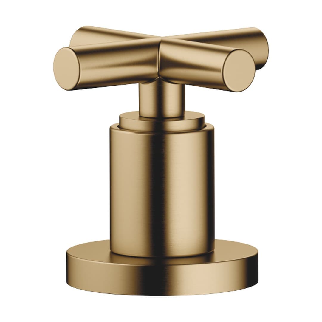 Dornbracht Tara – Διακόπτης Ντους – Deck valve clockwise closing cold or hot – Brushed Dark Brass (PVD) (20000892-39)