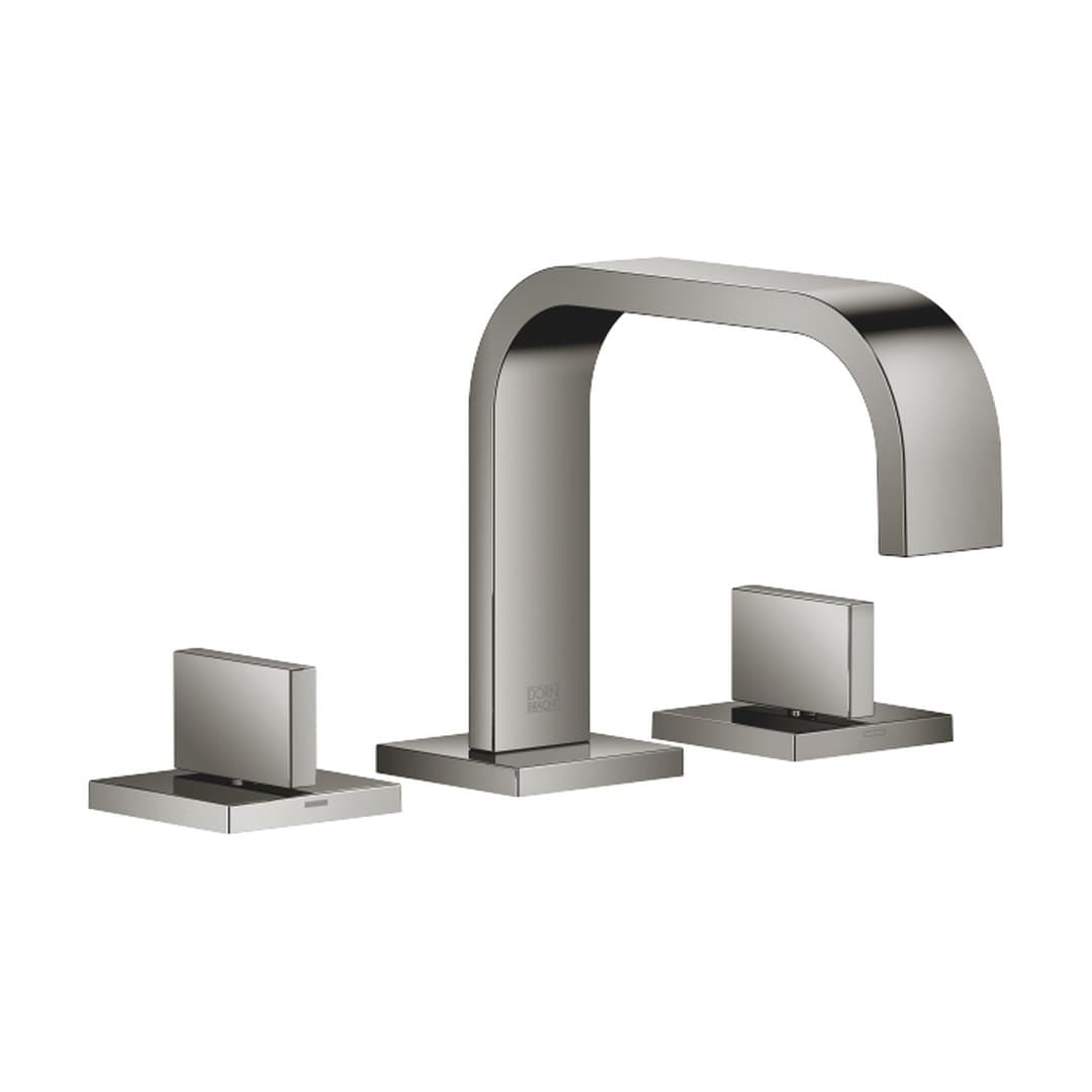 Dornbracht MEM – Μπαταρία Νιπτήρα – Three-hole basin mixer with pop-up waste – Dark Chrome (20705782-19)