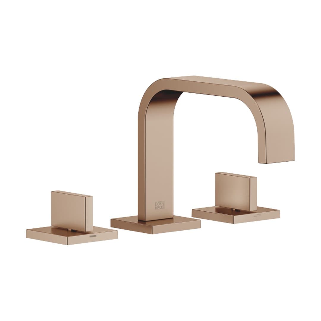 Dornbracht MEM – Μπαταρία Νιπτήρα – Three-hole basin mixer with pop-up waste – Brushed Bronze (PVD) (20705782-42)