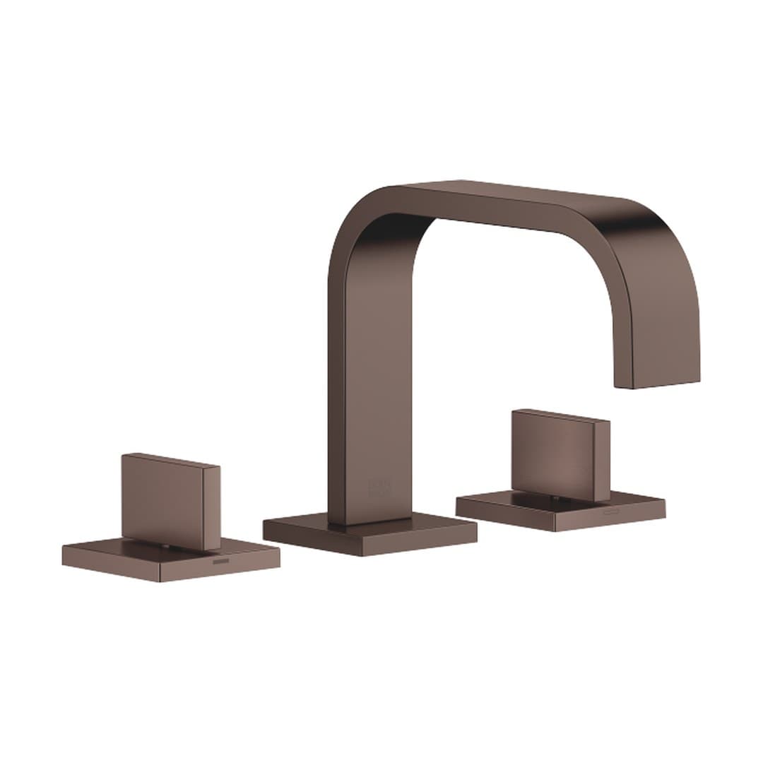 Dornbracht MEM – Μπαταρία Νιπτήρα – Three-hole basin mixer with pop-up waste – Brushed Dark Bronze (PVD) (20705782-43)
